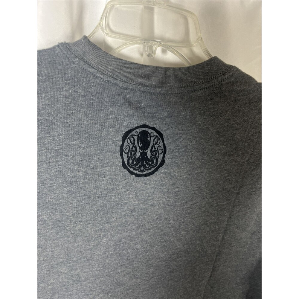 Secret Artist Collective Octopus And Anchor Design Gray T-shirt Size S Tatoo - Picture 9 of 11